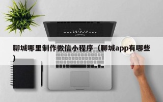 巨野聊城哪里制作微信小程序（聊城app有哪些）